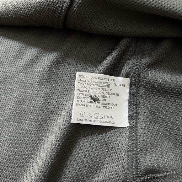 Clique Polo Shirt Mens XL Gray Torrey Pines Golf US Open Perfromance Stretch - Picture 8 of 10